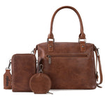 Montana West Apparel & Accessories Wrangler 3 Pcs Buckle Classic Crossbody - Brown