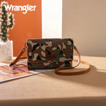 Montana West Apparel & Accessories Wrangler Camo Print Clutch/Crossbody