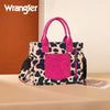 Montana West Apparel & Accessories Wrangler CC Pink/Navy Cowprint Tote