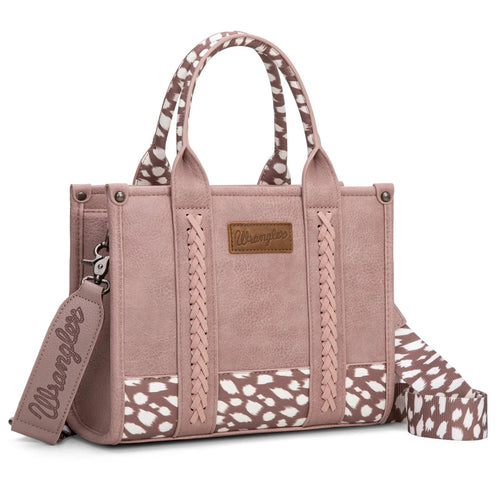 Montana West Apparel & Accessories Wrangler CC Tan Deer Pint Tote