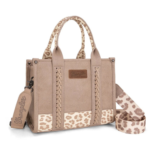 Montana West Apparel & Accessories Wrangler Tan Leopard Print CC Purse