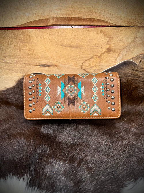 Montana West Montana West Embroidered Wallet