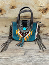 Montana West Montana West Hair On Aztec Small Tote/ Crossbody