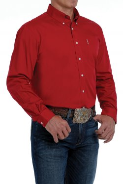 Men's Red Cinch Modern LS Shirt