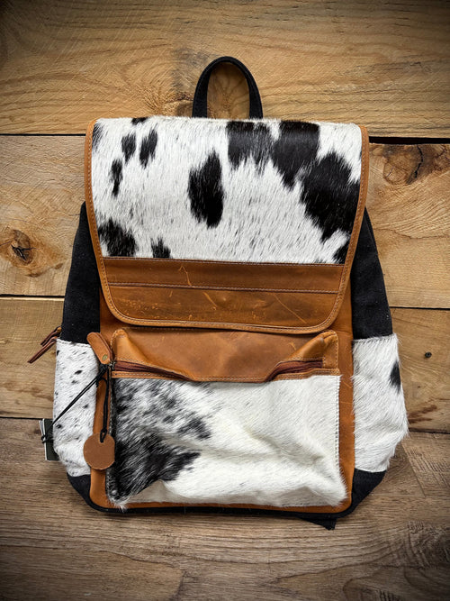 Myra Bag Cowhide Conceal Carry Backpack