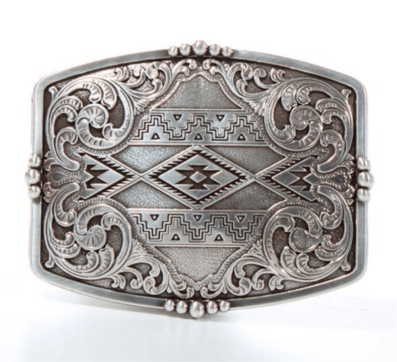 Nacona Nacona Rectangle Aztec Floral Buckle