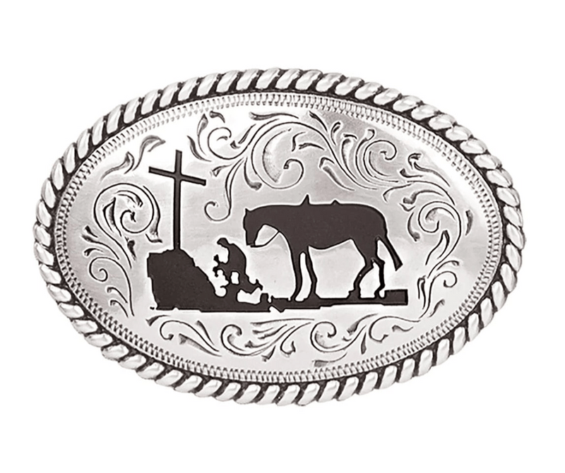 Nacona Nacona Youth Cowboy Prayer Buckle