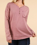 Women's Mineral Wash Comfy Top