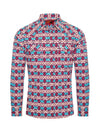 Rodeo Clothing Apparel & Accessories Men's LS Cotton Aztec Snap Shirt