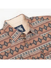 Rodeo Clothing Apparel & Accessories Men's LS Tan Aztec Snap Shirt