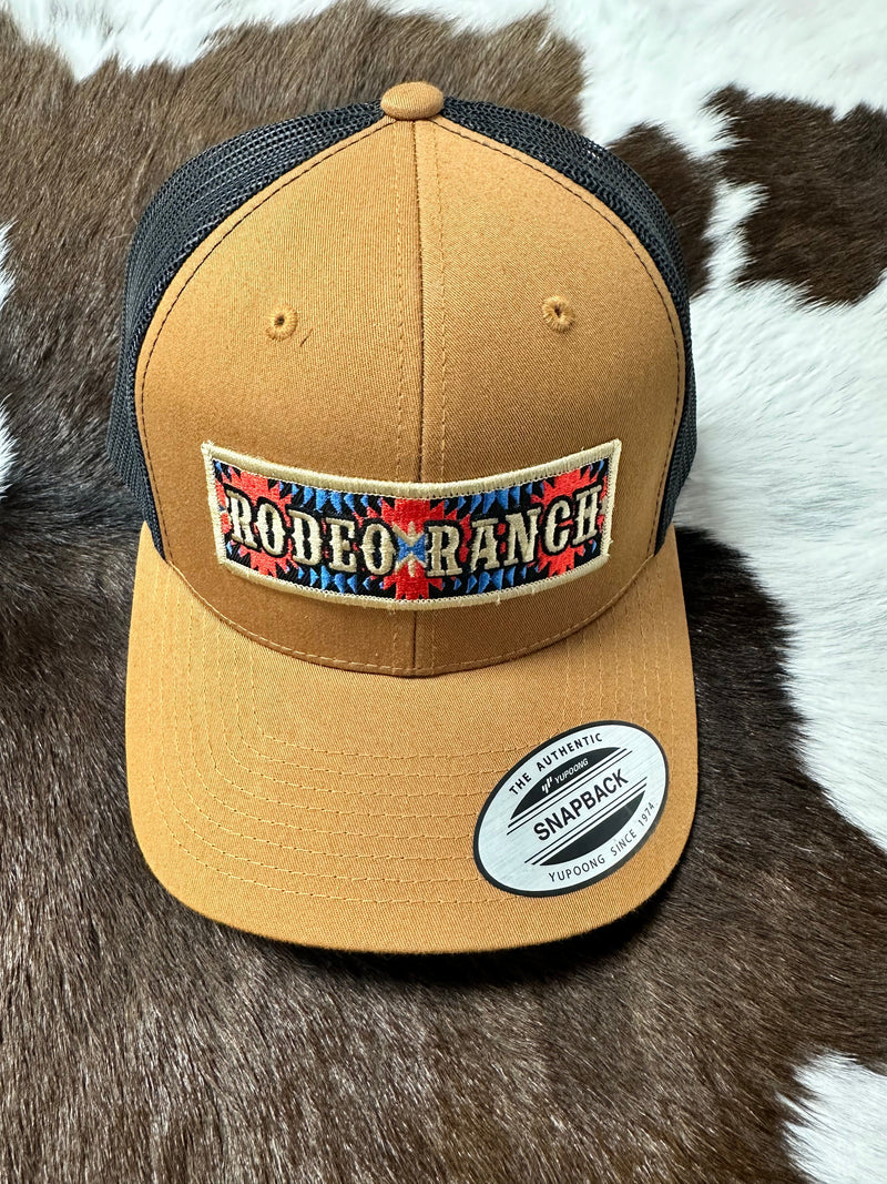 Rodeo Ranch Tan and Black Rodeo Ranch Hat