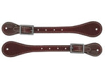 Shiloh Tack horse tack Dark Brown Adult Leather Spur Straps