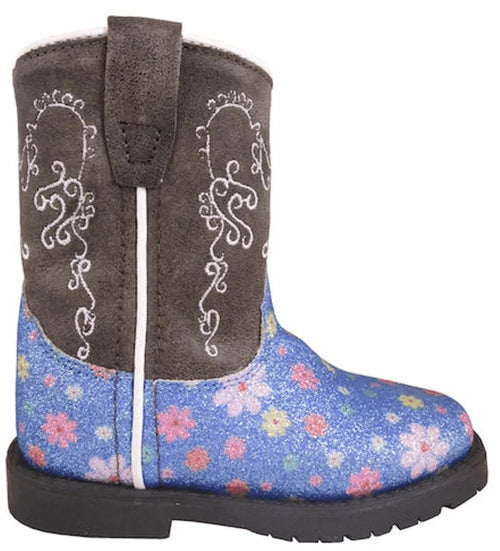 Smokey Mountain boot Toddler SM Autry Glitter Floral Boot