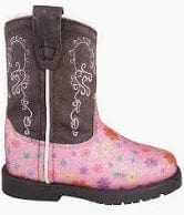 Smokey Mountain boot Toddler SM Autry Glitter Floral Boot