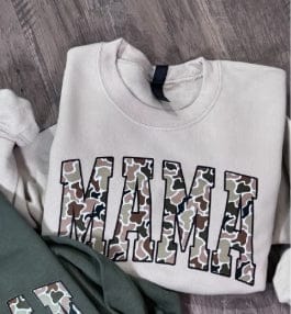 Spirit & Tribe Apparel & Accessories Women's Sand Camo "Mama" Sweatshirt