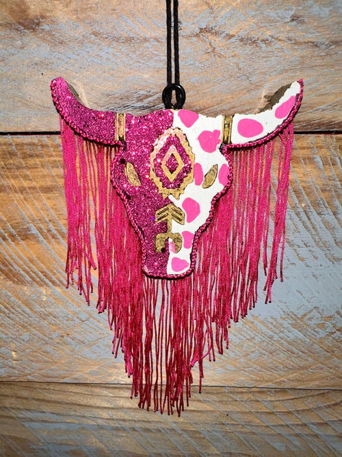 Twisted T Western & More 2 Faced Pink & White Medium Bull Freshie (Baja Cactus Blossom Scent)