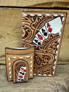 Twisted T Western & More 3D Ace High Leather Rodeo Wallet and Card Case