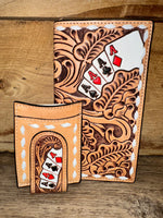 Twisted T Western & More 3D Ace High Leather Rodeo Wallet and Card Case