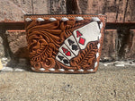Twisted T Western & More 3D Mens Bifold Hand Painted Ace Cards