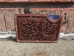Twisted T Western & More 3D Mens Brown RFID Scroll Embossed Utility Wallet