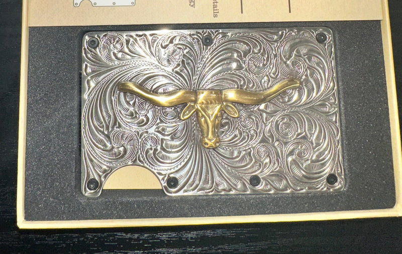 Twisted T Western & More 3D Mens Longhorn Utility Wallet