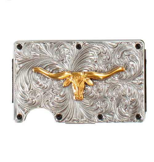 Twisted T Western & More 3D Mens Longhorn Utility Wallet