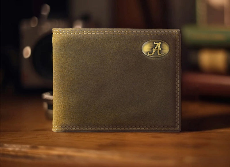 Twisted T Western & More Alabama Crimson Tide Vintage Leather Bifold Wallet