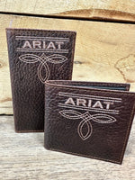 Twisted T Western & More Ariat Bullhide Bootstitch Logo Rodeo and Bifold Wallet