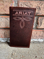 Twisted T Western & More Ariat Bullhide Bootstitch Logo Rodeo and Bifold Wallet