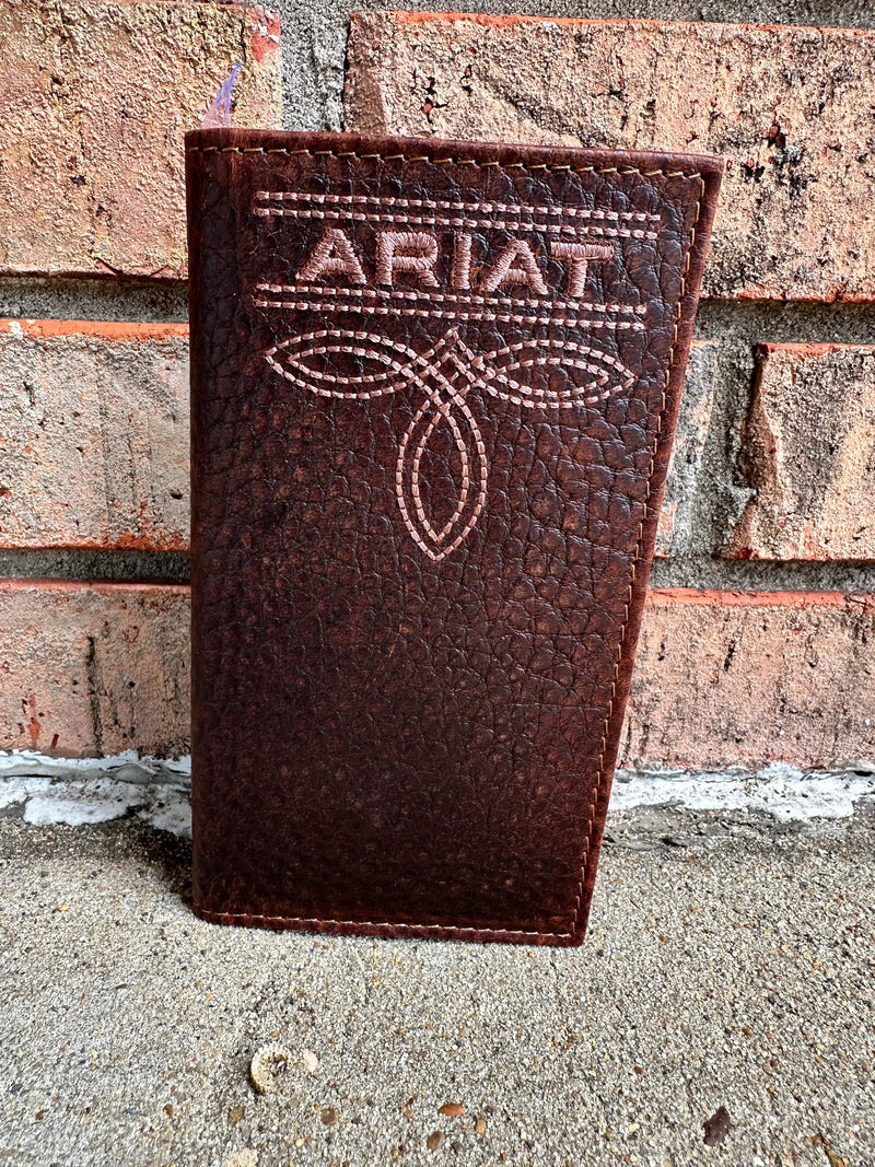 Twisted T Western & More Ariat Bullhide Bootstitch Logo Rodeo and Bifold Wallet