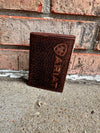 Twisted T Western & More Tri-Fold Ariat Bullhide & Shield Logo Rodeo and Trifold Wallet