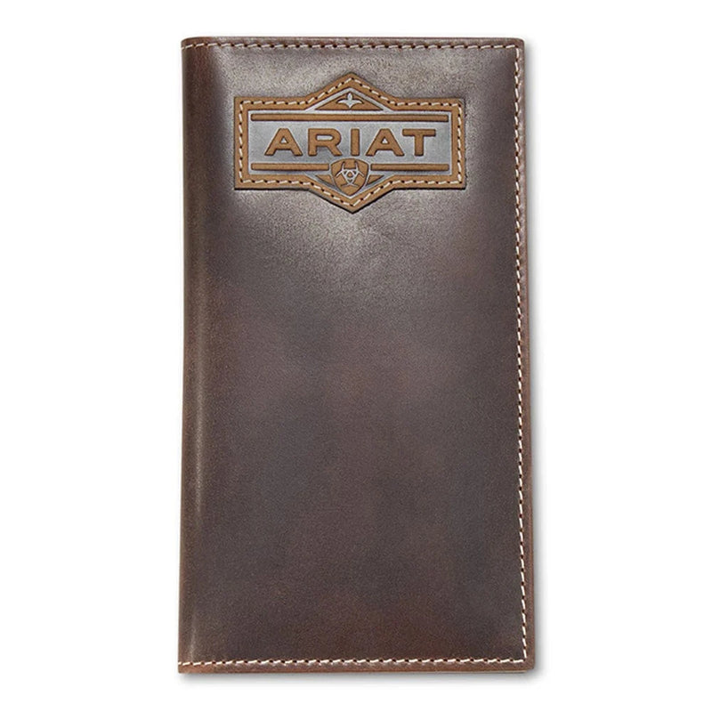 Twisted T Western & More Rodeo Ariat Front Leather Patch Wallet