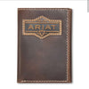Twisted T Western & More Trifold Ariat Front Leather Patch Wallet