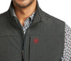 Twisted T Western & More Ariat Men’s Logo 2.0 Charcoal Americana Softshell Vest