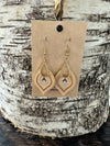 Twisted T Western & More Beaded Teardrop Earrings