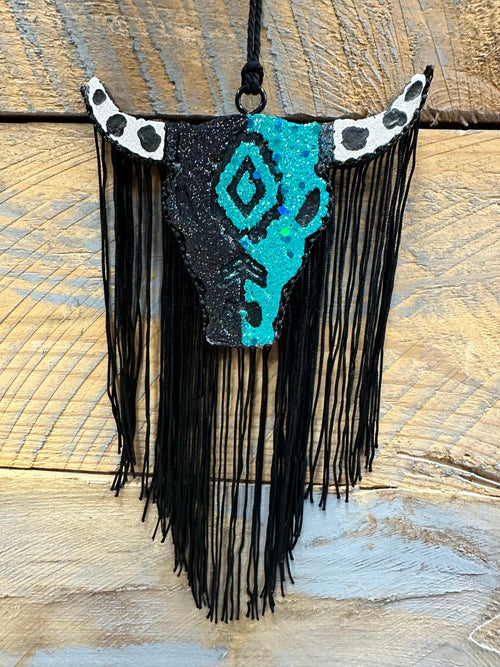 Twisted T Western & More Black & Teal Bull Freshie (Baja Cactus Blossom)