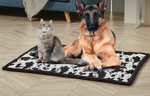 Twisted T Western & More Black & White Cowhide Pet Blanket