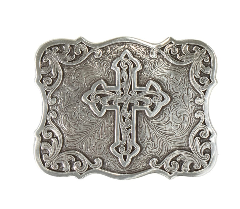 Twisted T Western & More Blazin Roxx Filigree Cross Buckle