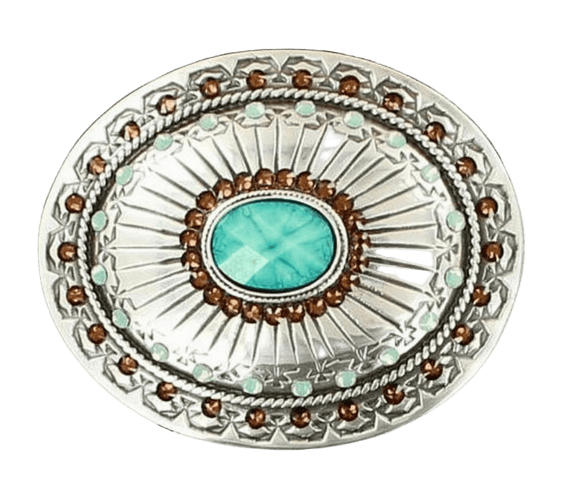 Twisted T Western & More Blazin Roxx Oval Tribal Buckle