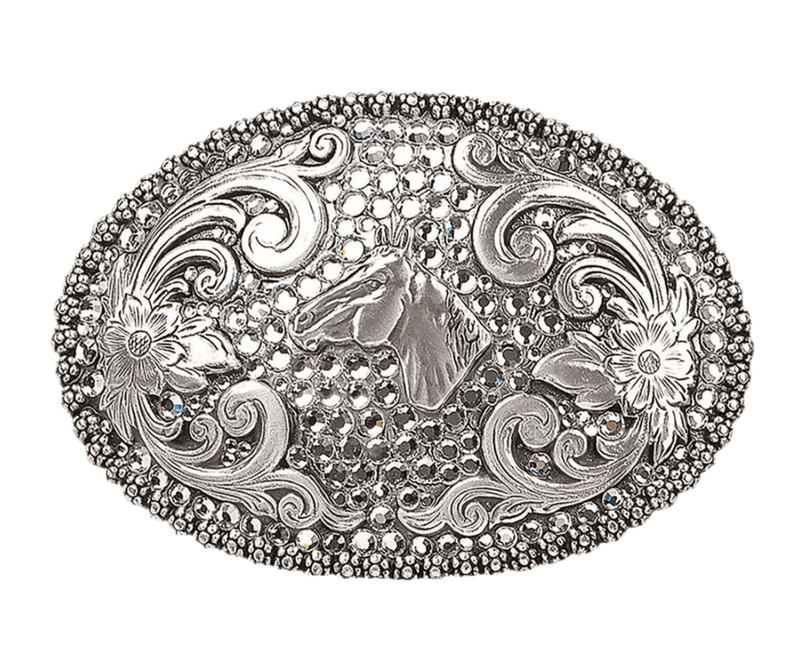 Twisted T Western & More Blazin Roxx Rhinestone Horse Buckle
