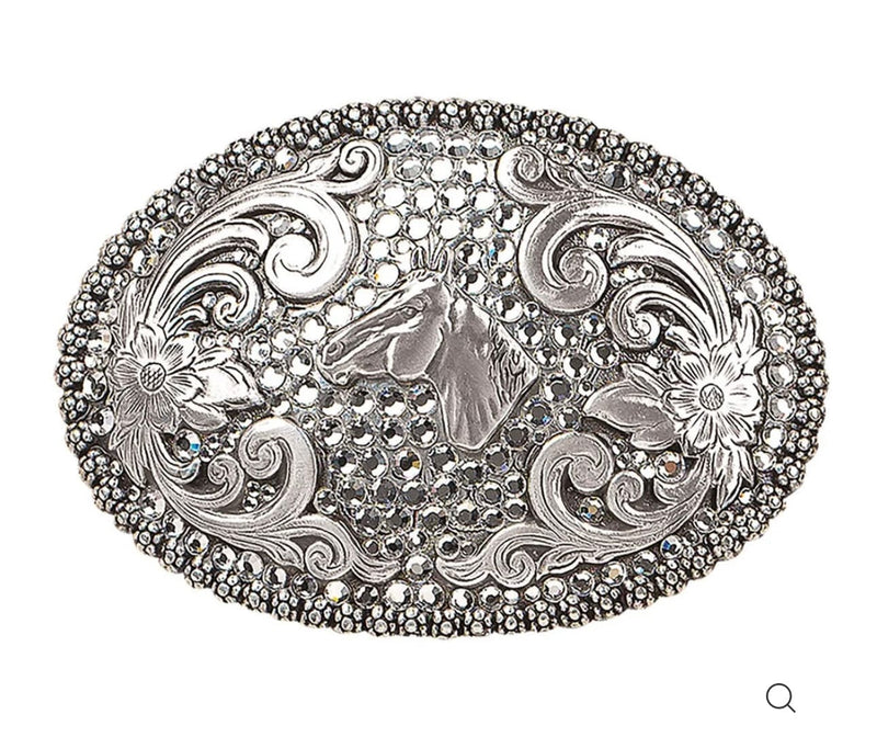 Twisted T Western & More Blazin Roxx Rhinestone Horse Buckle