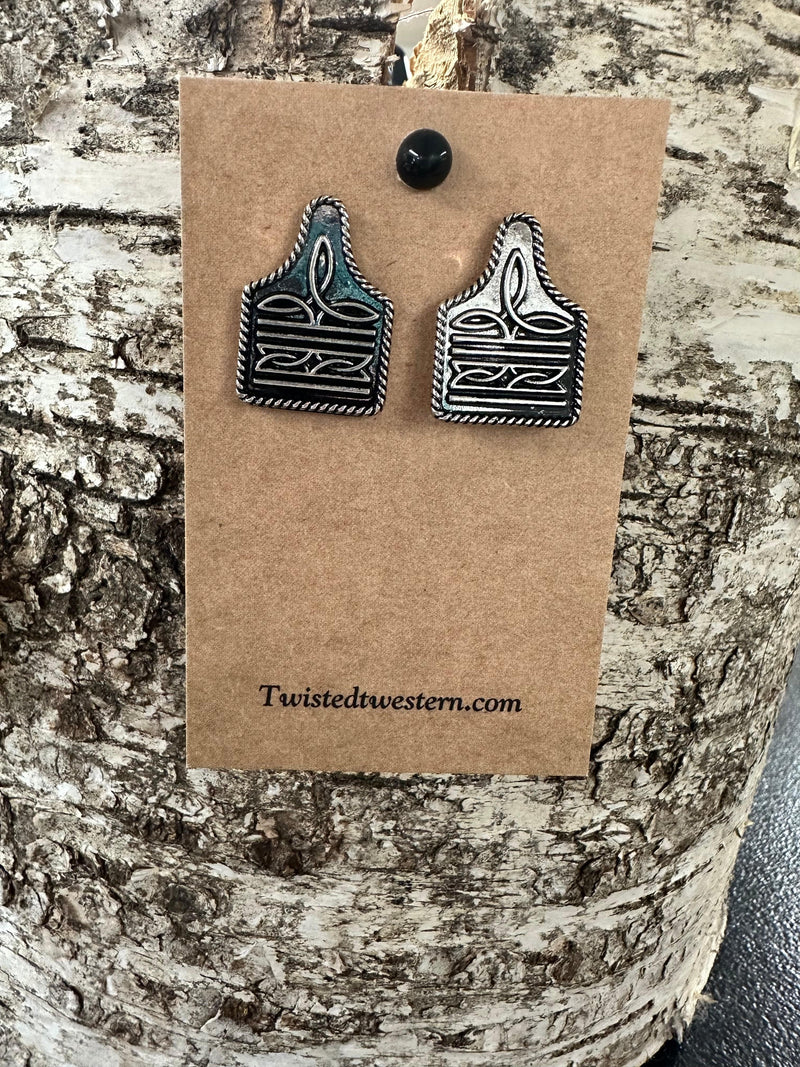 Twisted T Western & More Boot Stitch Cow Tag