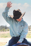 Twisted T Western & More Boys Cinch Medallion Print LS Button Down Shirt