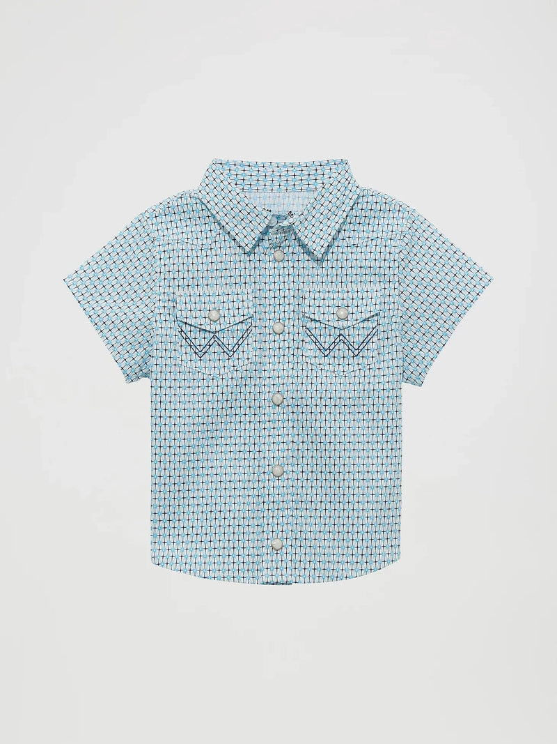 Twisted T Western & More Boys Wrangler SS Western Snap Shirt