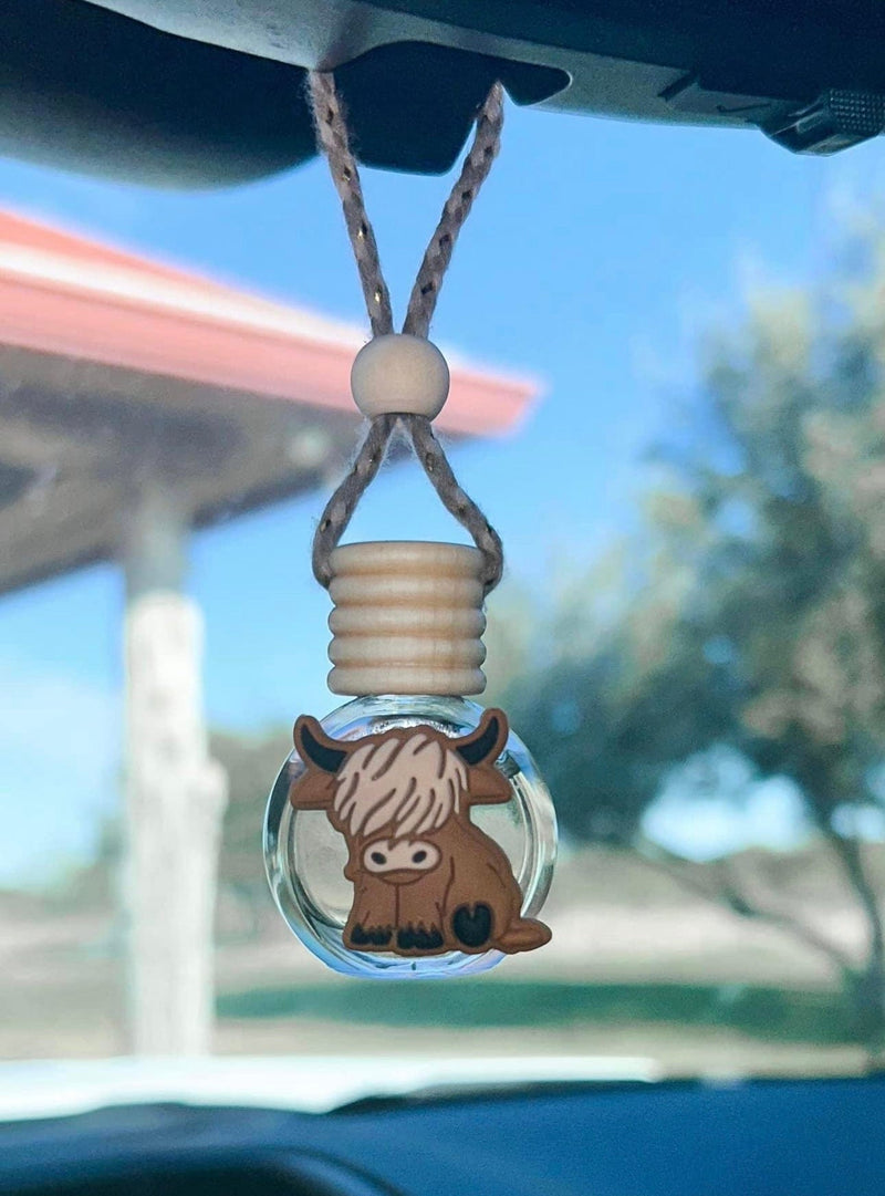 Twisted T Western & More Brown Highland Cow Car Diffuser