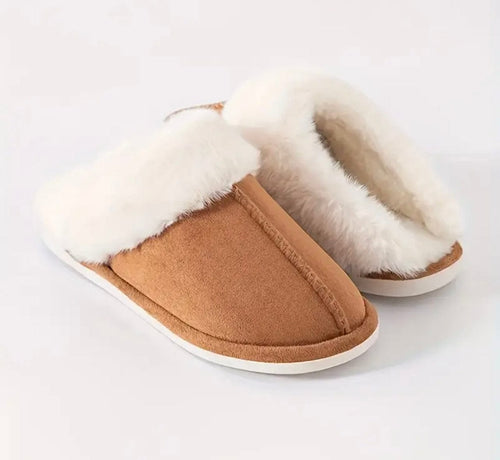 Twisted T Western & More Brown Plush Slippers