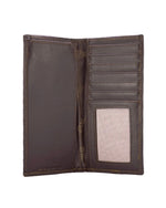Twisted T Western & More Buck Mens Secretary Old School Camo Leather Wallet