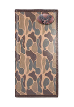 Twisted T Western & More Buck Mens Secretary Old School Camo Leather Wallet