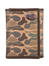 Twisted T Western & More Buck Mens Trifold Old School Camo Leather Wallet