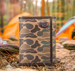 Twisted T Western & More Buck Mens Trifold Old School Camo Leather Wallet